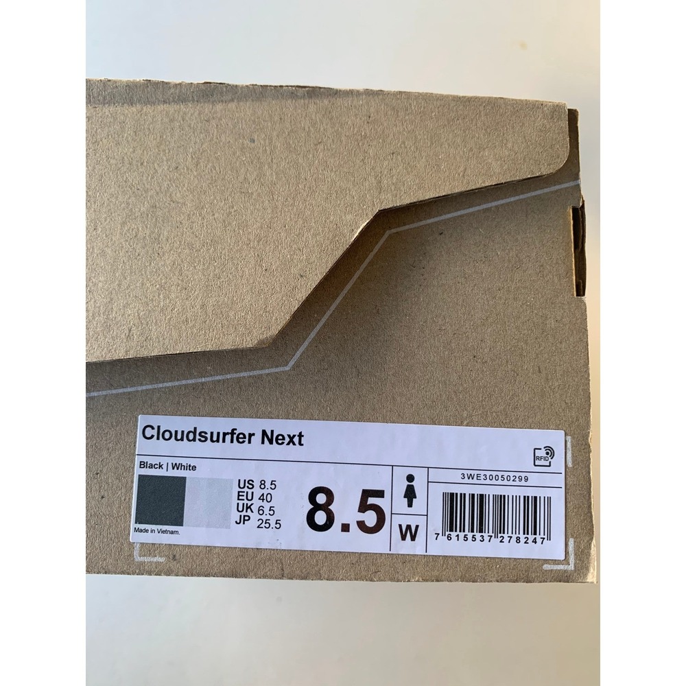 On Cloudsurfer Next Womens Running Shoes Black White Size 8.5 3WE30050299 - Picture 5 of 9